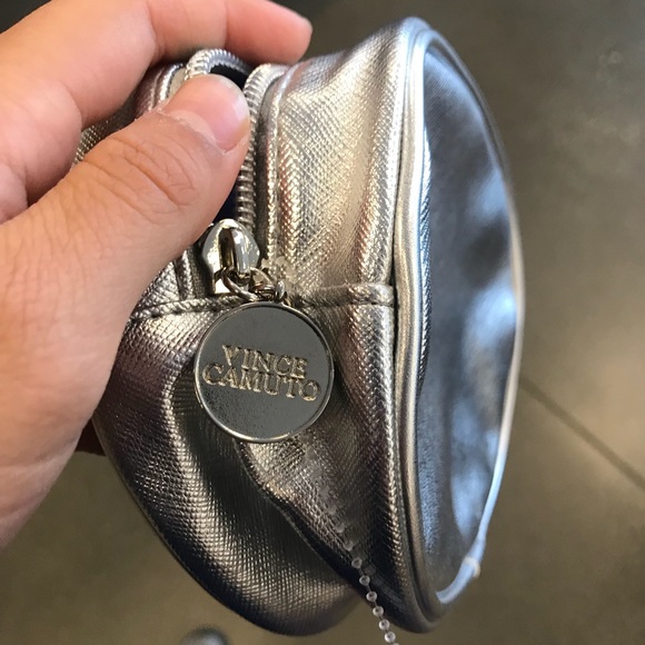 NWOT Vince Camuto Purse | Depop Vince Camuto Silver Clutch NWOT